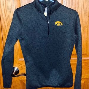 EUC Women's S Iowa Hawkeyes Fleece 1/4 Zip